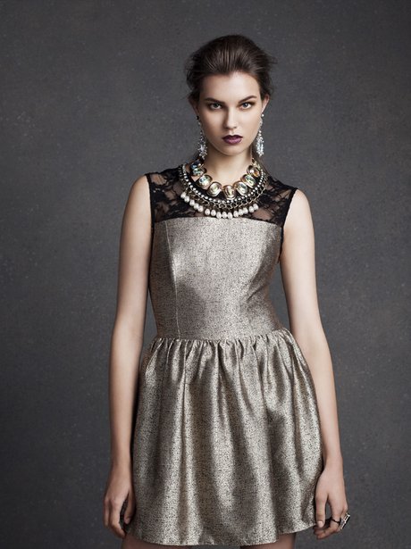 Metallic Dress - Best of High Street Fashion - Heart