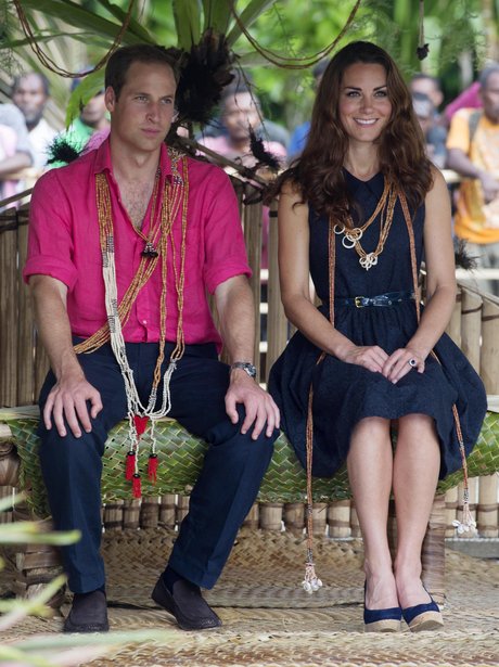 The Duke and Duchess of Cambridge in the Soloman Islands