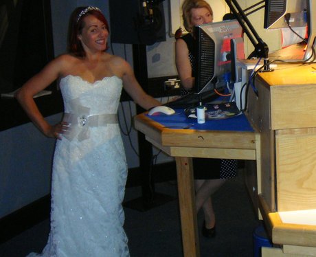 Sarah In The Studio, In A Wedding Dress