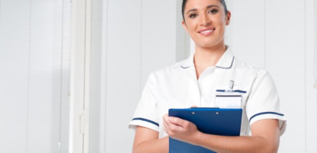 Nurse with clipboard