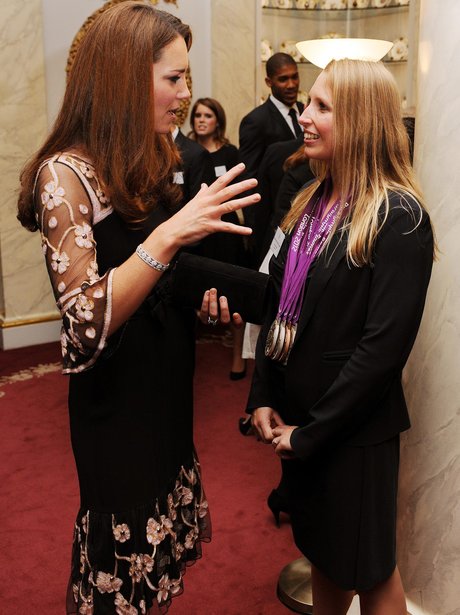 Kate Middleton talks to Paralympian Stephanie Millward