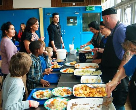 school dinner tour