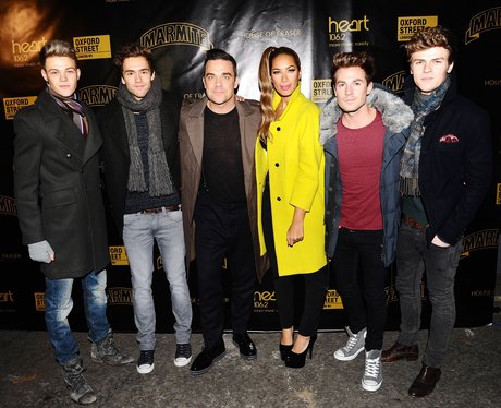 london christmas lights with robbie williams