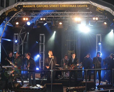 london christmas lights with robbie williams