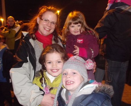 The Mall Christmas Lights with JLS