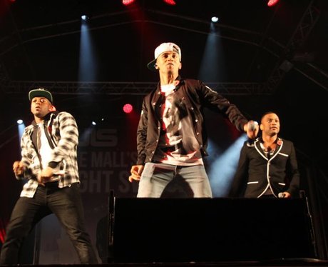 The Mall Christmas Lights with JLS