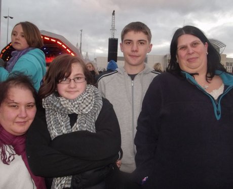 The Mall Christmas Lights with JLS