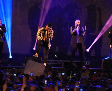 The Mall Christmas Lights with JLS