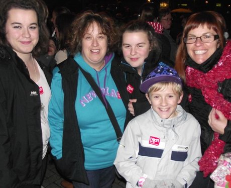 The Mall Christmas Lights with JLS