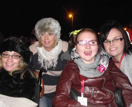 The Mall Christmas Lights with JLS