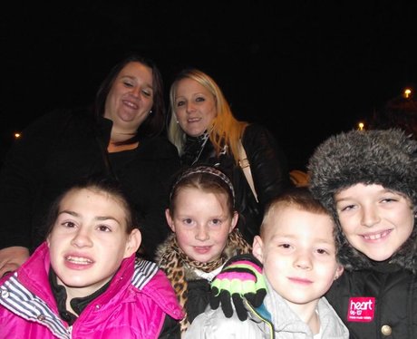 The Mall Christmas Lights with JLS
