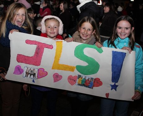 The Mall Christmas Lights with JLS