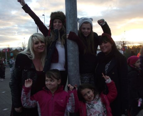 The Mall Christmas Lights with JLS