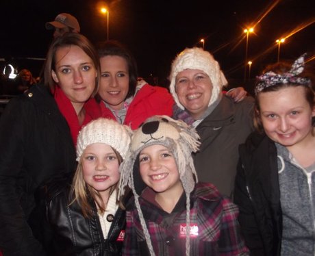 The Mall Christmas Lights with JLS