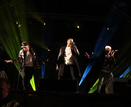 The Mall Christmas Lights with JLS