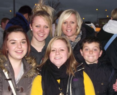 The Mall Christmas Lights with JLS