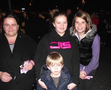 The Mall Christmas Lights with JLS
