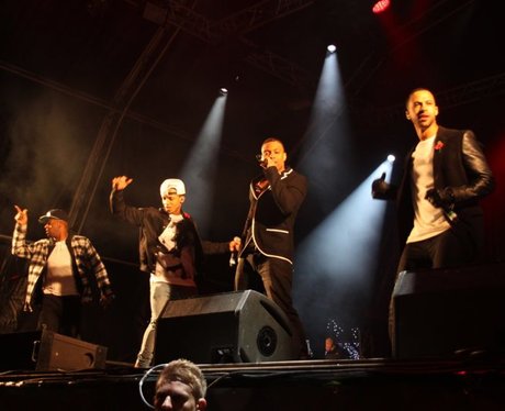 The Mall Christmas Lights with JLS