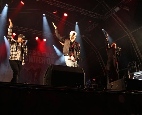 The Mall Christmas Lights with JLS