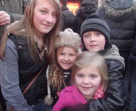The Mall Christmas Lights with JLS