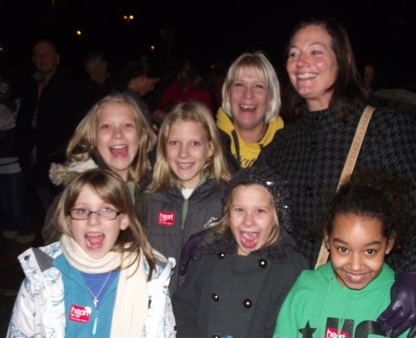 The Mall Christmas Lights with JLS