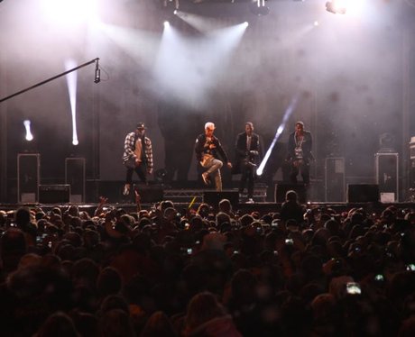 The Mall Christmas Lights with JLS