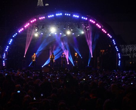 The Mall Christmas Lights with JLS