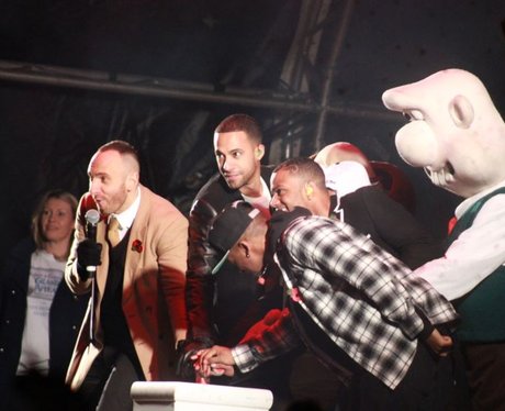 The Mall Christmas Lights with JLS