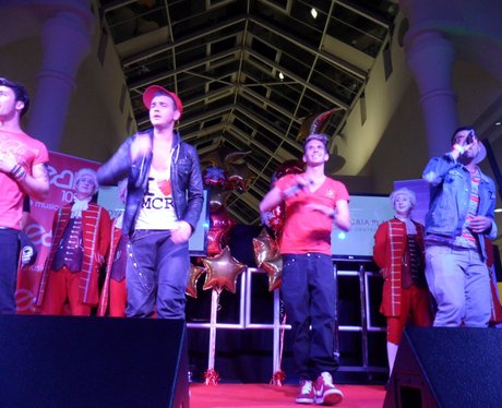 Royal Victoria Place Christmas light switch on!