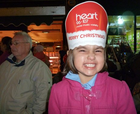 Christmas light switch on in Chatham