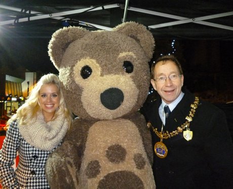 Christmas light switch on in Chatham