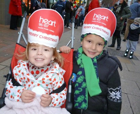 Christmas light switch on in Chatham