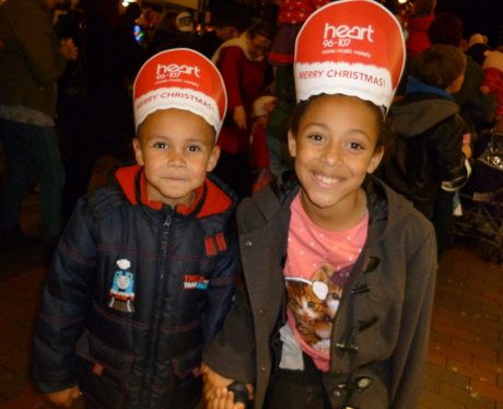 Christmas light switch on in Chatham