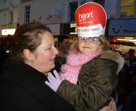 Christmas light switch on in Chatham