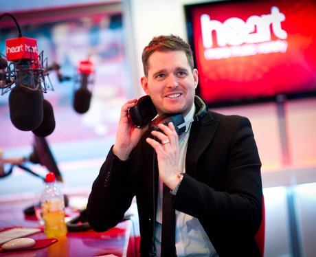 Michael Bublé in the studio