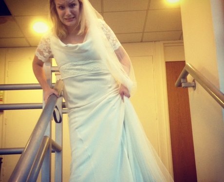 Remote control bride - Molly attempts the stairs