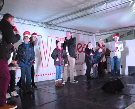 Westwood Cross Christmas Light Switch on!