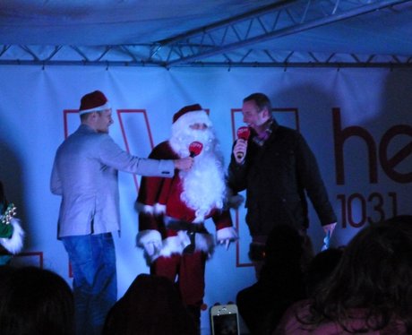 Westwood Cross Christmas Light Switch on!
