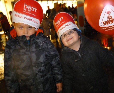 Westwood Cross Christmas Light Switch on!