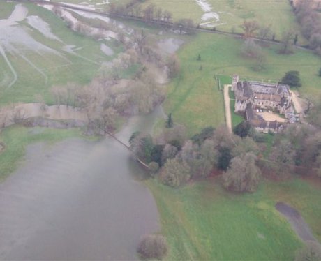 Flooding at Lacock Abbey