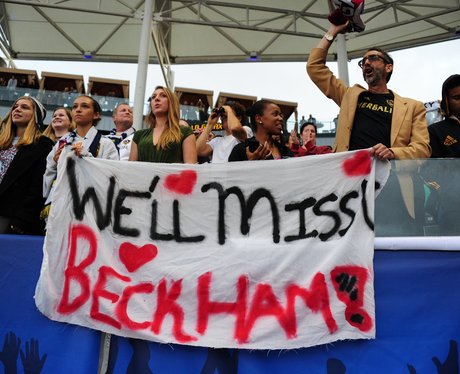 David Beckham's adoring fans