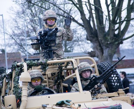 Light Dragoons Homecoming Parade