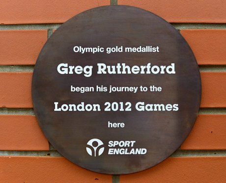 Greg Rutherford Plaque