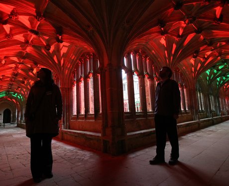 Into the Light installation at Lacock Abbey