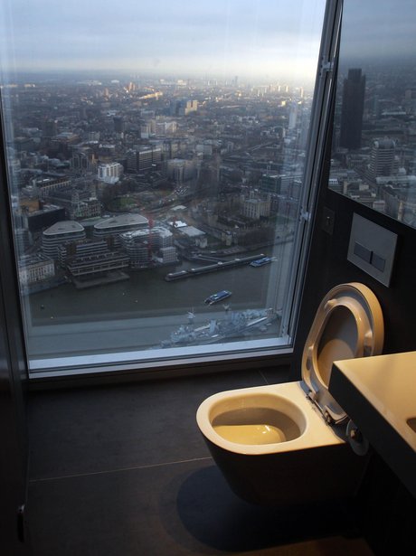 The London's shard toilet