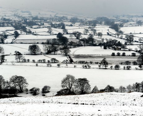 A snow covered Teesdale
