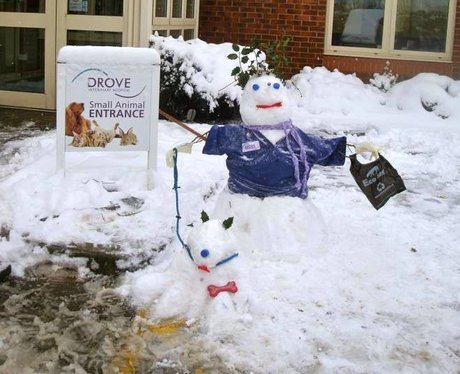 Snow in Swindon