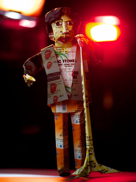 Mick Jagger made from tickets