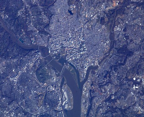 Washington DC from space