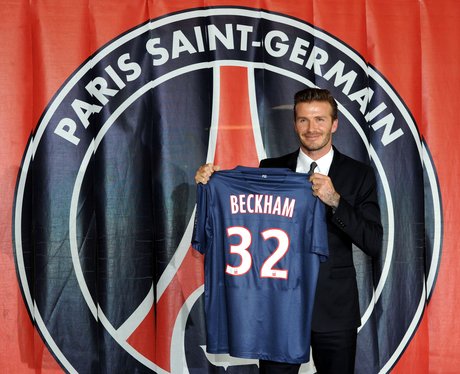 David Beckham Paris Saint-Germain press conference